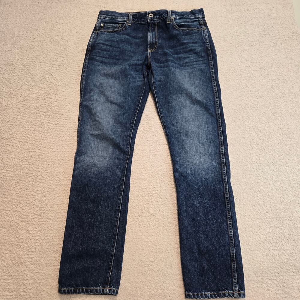 Men's Straight Fit Blue Jeans